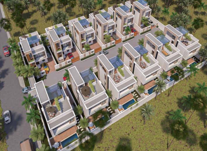 Proposed design and supervision of residential villas.